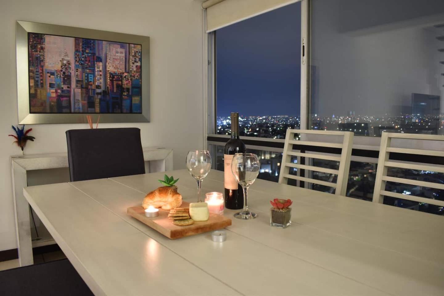 Penthouse Espectacular Vista Cd A.C. Wifi 300Mbps Leilighet Guadalajara Eksteriør bilde